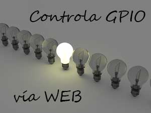 Controla GPIO vía WEB